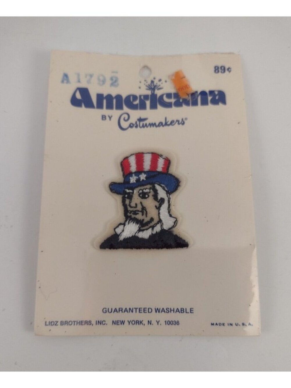 NEW Americana Costumakers Uncle Sam Patch Patriotic USA Small Political